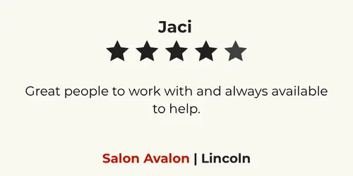 Huskerpay Omaha Testimonials 6 Beauty salon owner recommending HuskerPay by sharing a testimonial about HuskerPay's payment processing solutions.
